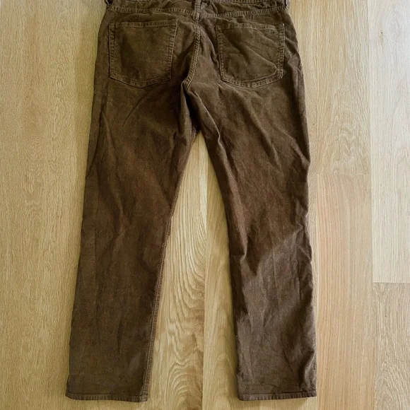 J. Crew Brown Corduroy 770 Pants EUC - Picture 2 of 4